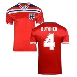 Score Draw England World Cup 1982 Away Shirt (Butcher 4)