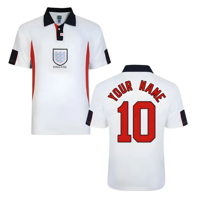 Score Draw England World Cup 1998 Home Shirt (Your Name)