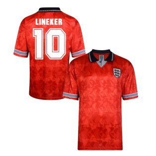 Score Draw England World Cup 1990 Away Shirt (Lineker 10)