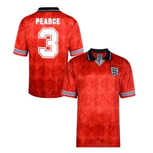 Score Draw England World Cup 1990 Away Shirt (Pearce 3)