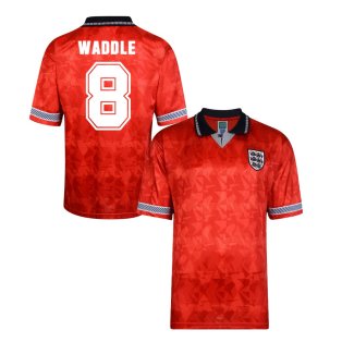 Score Draw England World Cup 1990 Away Shirt (Waddle 8)