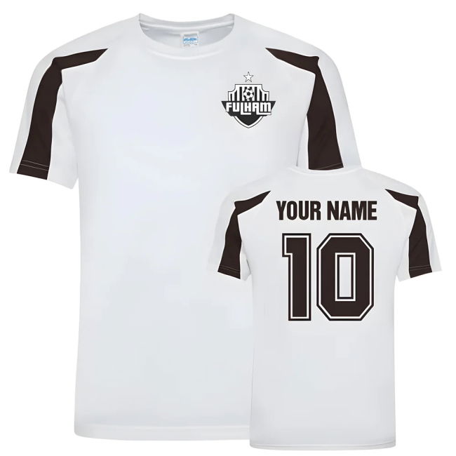 Your Name Fulham Sports Training Jersey (White)