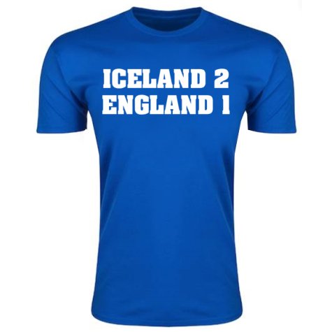 Iceland 2 England 1 T-Shirt (Blue) - Kids