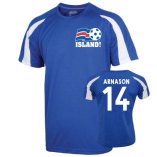 2016-17 Iceland Sports Training Jersey (Arnason 14)