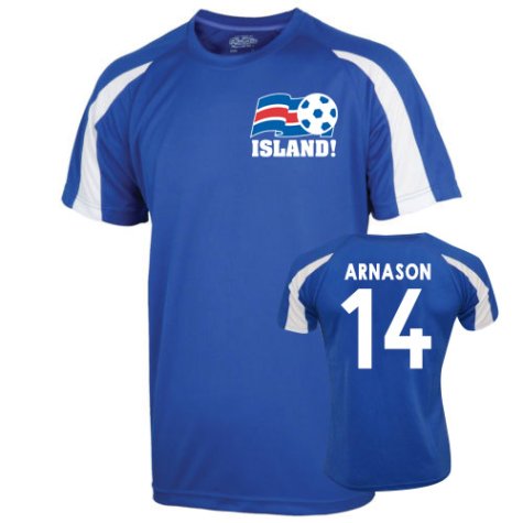 2016-17 Iceland Sports Training Jersey (Arnason 14)