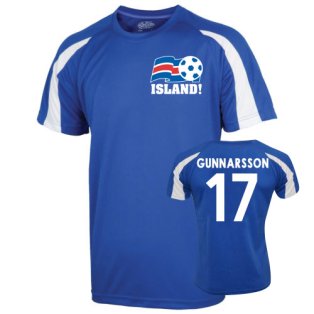 2016-17 Iceland Sports Training Jersey (Gunnarsson 17)