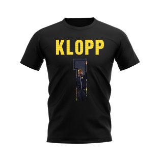 Jurgen Klopp Name And Number Borussia Dortmund T-Shirt (Black)