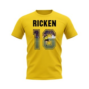Lars Ricken Name And Number Borussia Dortmund T-Shirt (Yellow)