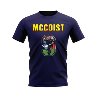 Ally McCoist Name And Number Scotland T-Shirt (Navy)
