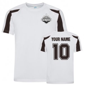 Your Name Swansea City Sports Training Jersey (White)