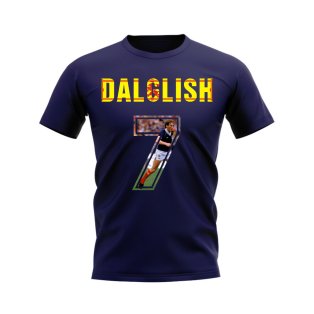 Kenny Dalglish Name And Number Scotland T-Shirt (Navy)