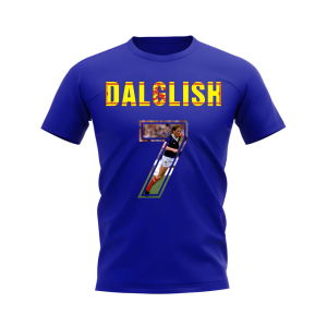 Kenny Dalglish Name And Number Scotland T-Shirt (Blue)