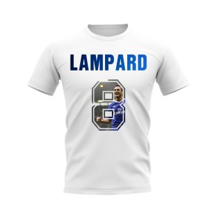 Frank Lampard Name And Number Chelsea T-Shirt (White)