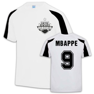 Kylian Mbappe Real Madrid Sports Training Jersey (White)