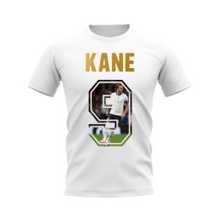 Harry Kane Name And Number England T-Shirt (White)