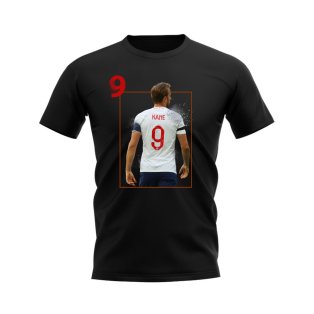 Harry Kane England Fade T-Shirt (Black)