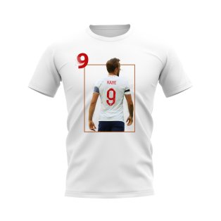 Harry Kane England Fade T-Shirt (White)
