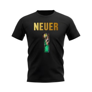 Manuel Neuer Name And Number Germany T-Shirt (Black)