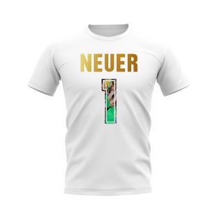 Manuel Neuer Name And Number Germany T-Shirt (White)