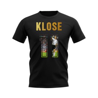 Miroslav Klose Name And Number Germany T-Shirt (Black)
