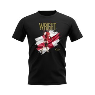 Ian Wright Arsenal Flag T-Shirt (Black)