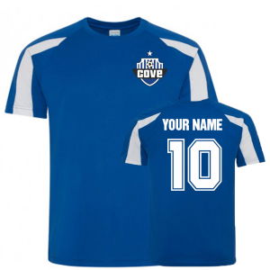 Your Name Cove Rangers Sports Training Jersey (Blue)