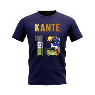 Ngolo Kante Name And Number France T-Shirt (Navy)