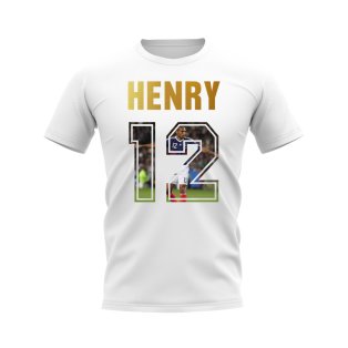 Thierry Henry Name And Number France T-Shirt (White)