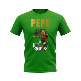 Pepe Name And Number Portugal T-Shirt (Green)