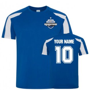 Your Name Everton Sports Training Jersey (Blue)