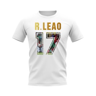 Rafael Leao Name And Number Portugal T-Shirt (White)