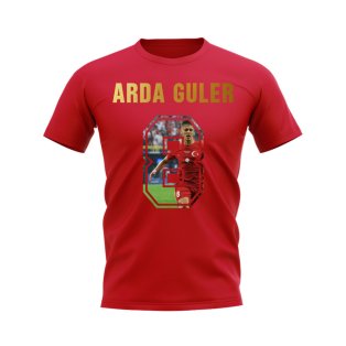 Arda Guler Name And Number Turkey T-Shirt (Red)