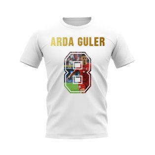 Arda Guler Name And Number Turkey T-Shirt (White)