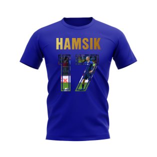 Marek Hamsik Name And Number Slovakia T-Shirt (Blue)