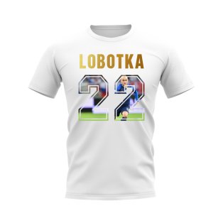 Stanislav Lobotka Name And Number Slovakia T-Shirt (White)