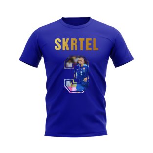 Martin Skrtel Name And Number Slovakia T-Shirt (Blue)