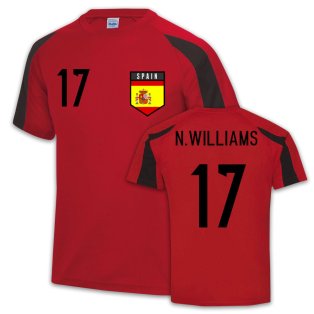 Spain Sports Training Jersey (Nico Williams)