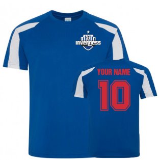Your Name Inverness Caledonian Thistle Sports Training Jersey (Blue)