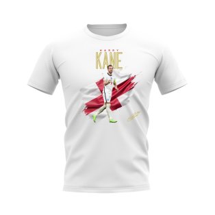 Harry Kane England Flag T-Shirt (White)
