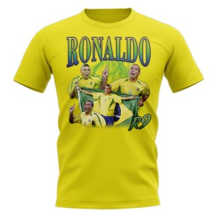Ronaldo Brazil Bootleg T-Shirt (Yellow)