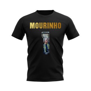 Jose Mourinho Name And Number Fenerbahce T-Shirt (Black)