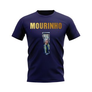 Jose Mourinho Name And Number Fenerbahce T-Shirt (Navy)