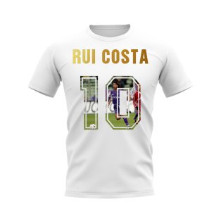 Rui Costa Name And Number Fiorentina T-Shirt (White)