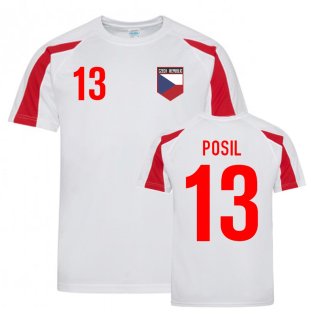 Jaroslav Posil Czech Republic Sports Training Jersey (White-Red)