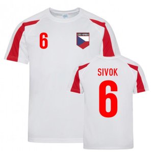 Tomas Sivok Czech Republic Sports Training Jersey (White-Red)