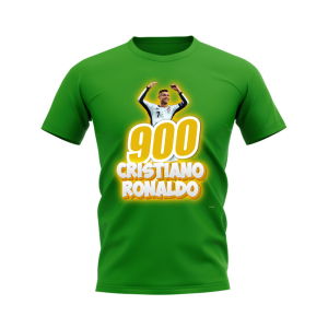 Cristiano Ronaldo 900 Career Goals T-Shirt (Green)