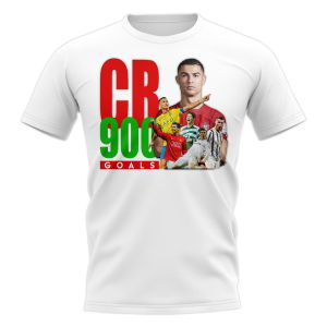 Cristiano Ronaldo 900 Goals T-Shirt (White)