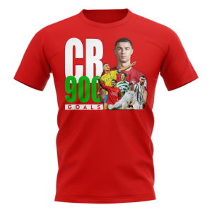 Cristiano Ronaldo 900 Goals T-Shirt (Red)