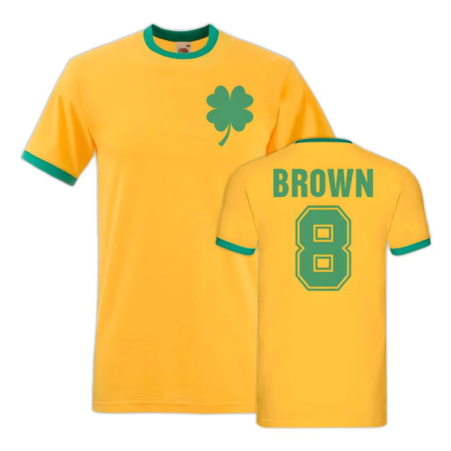 Celtic Ringer T-shirt (Brown 8)