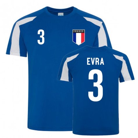 Patrice Evra France Sports Training Jersey (Blue-White)